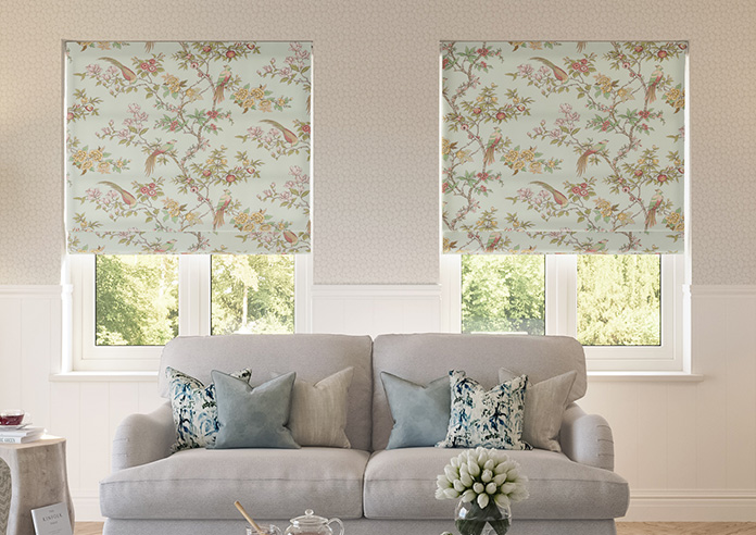Orientalis, Duck Egg - Roman Blind - Image 3